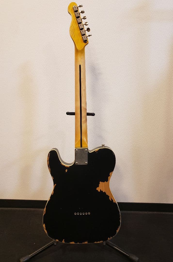 ヴィンテージ風エレキギター ブラック Vintage Icon V59