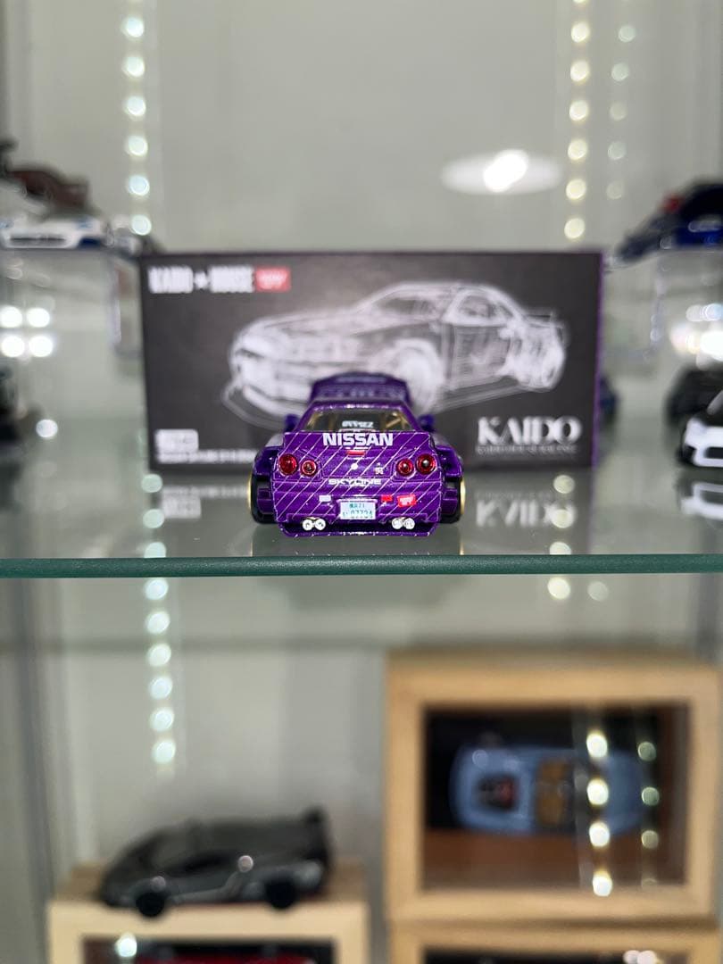 街道ハウス　MINIGT r34 パープル