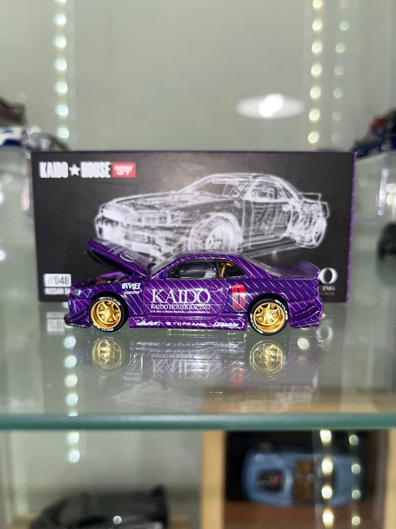 街道ハウス　MINIGT r34 パープル
