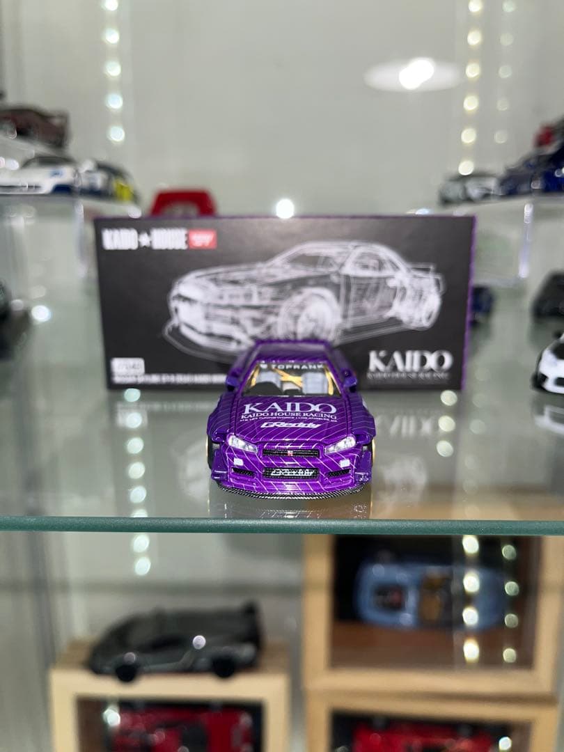 街道ハウス　MINIGT r34 パープル