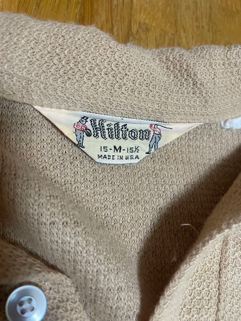 Hilton ポロシャツ 50 60年代 USA製