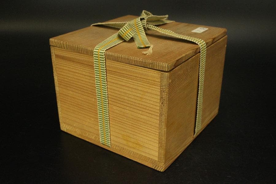 茶道具 赤楽茶碗 楽入印 木箱付(メ1484)