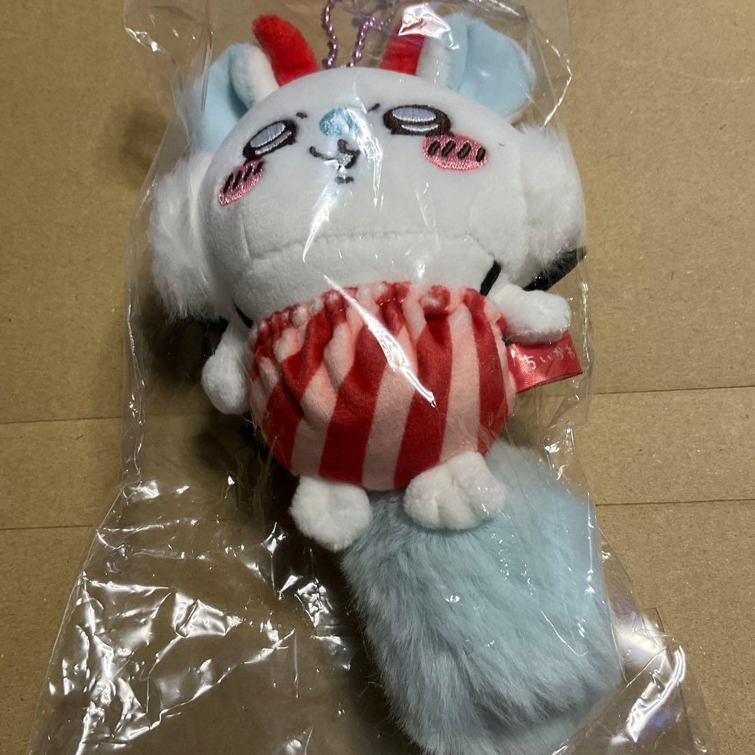 ちいかわ 仮装たのしい～！マスコット　カボチャなうさぎ　モモンガ　ハロウィン3点