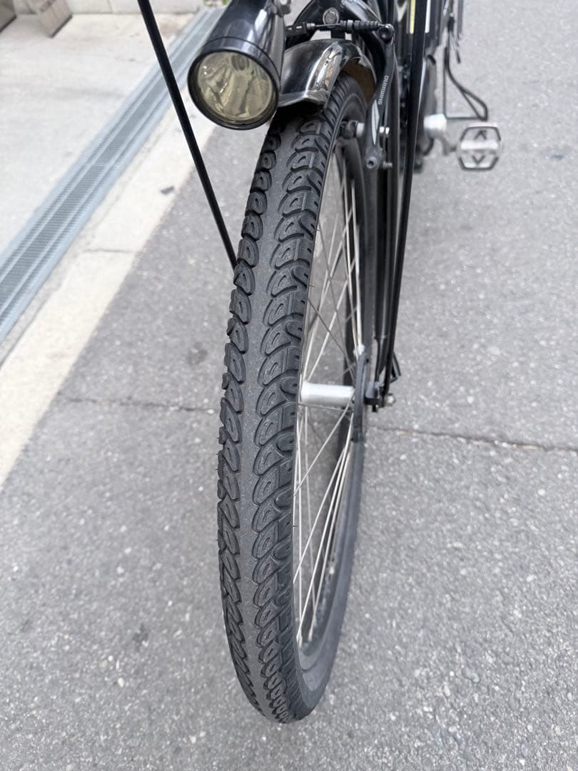 大阪府　ブリヂストン　HYDEE 電動アシスト自転車 ブラック