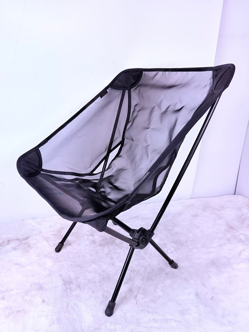 貴重品♪Helinoxヘリノックス コンフォートチェア メッシュ 黒 フレーム込