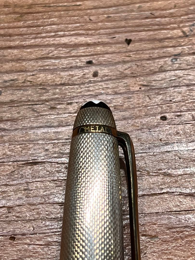 モンブランボールペン マイスターシュテュック ソリテール スターリングシルバー