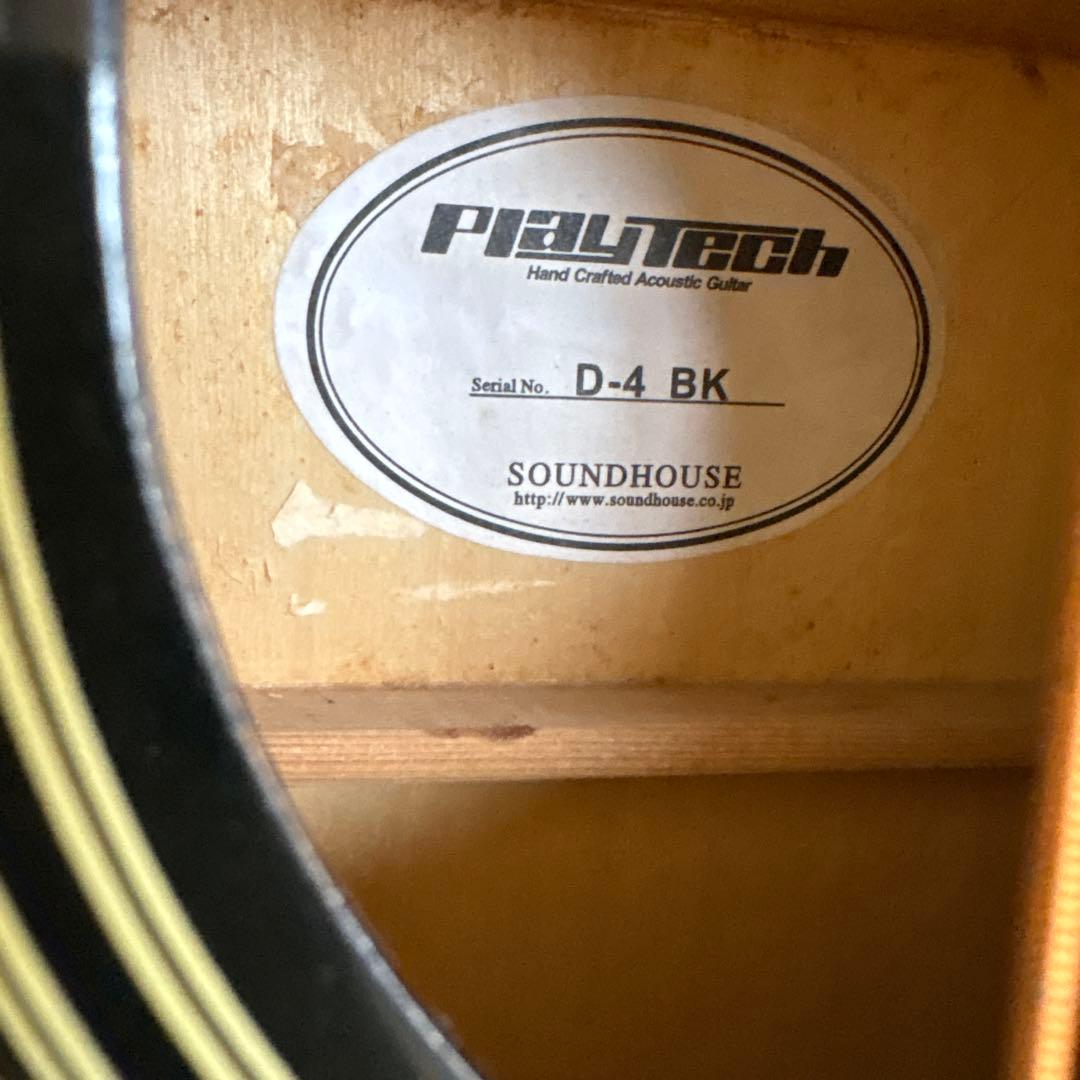Playtech D-4 BK アコースティックギター　sound house