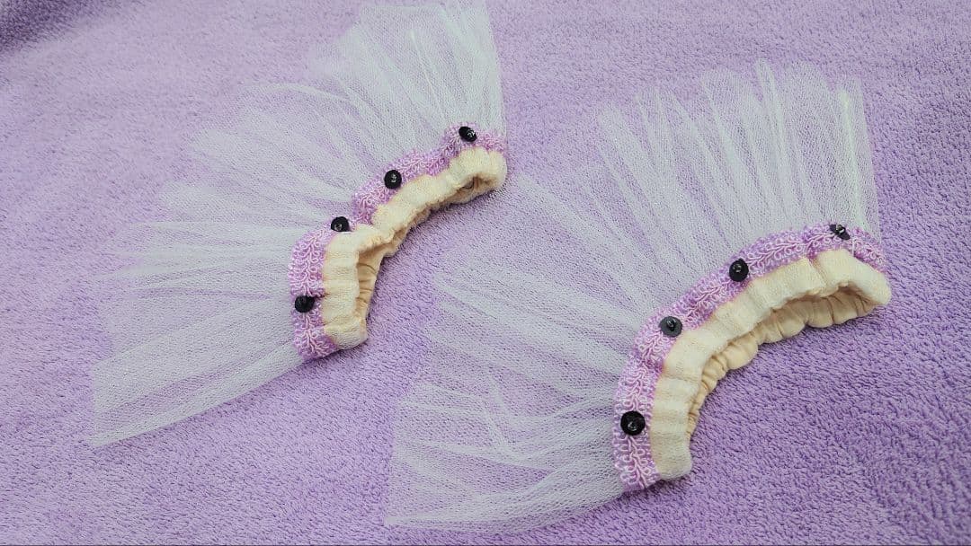 【アルレギナーダ、サタネラ】 チャコット・バレエ衣裳 袖飾り付き 美品 ４号