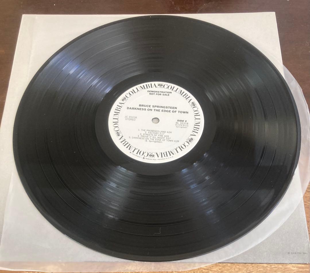 ◾️究極!!最高音質USオリジナル白ラベルプロモ盤■BRUCE SPRINGSTE
