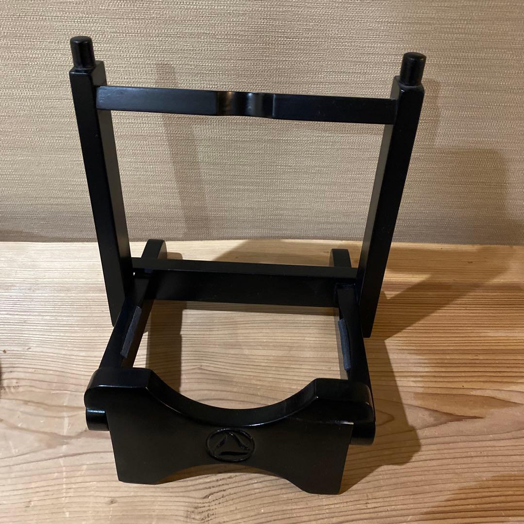 三線　本革　スタンド付き