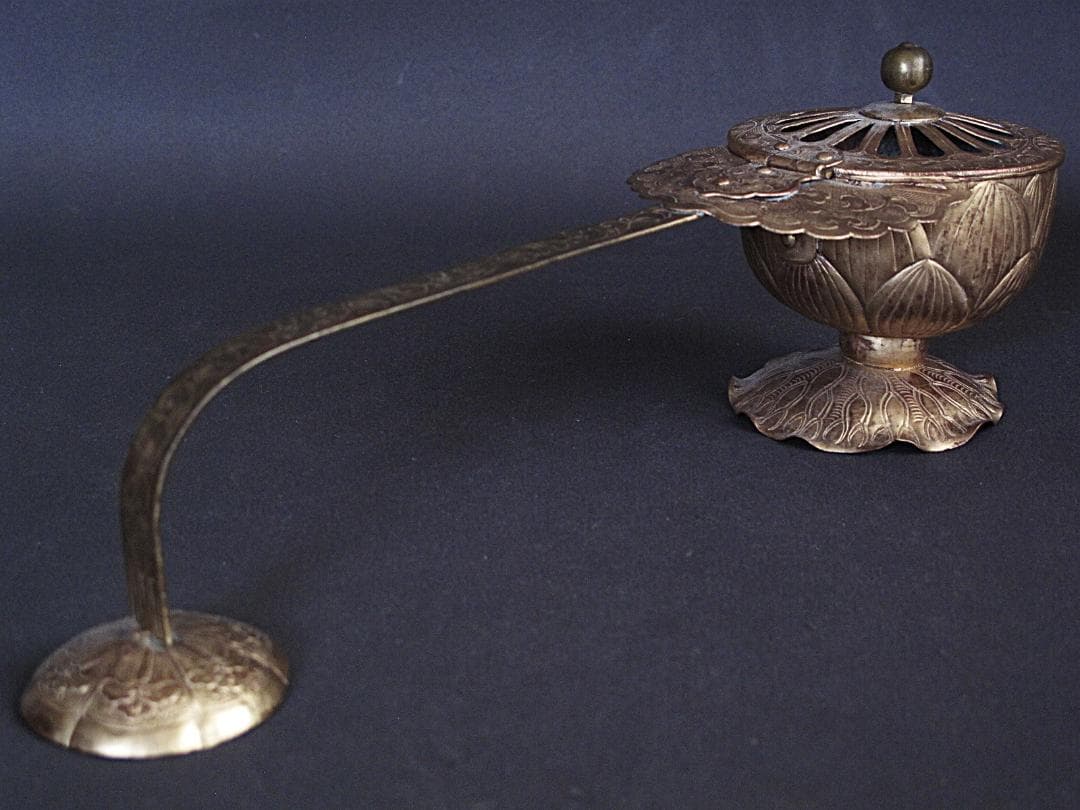 時代!! 法具『柄香炉』仏具 長29㎝