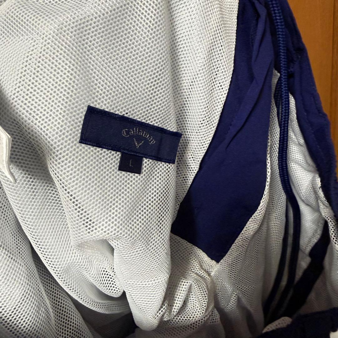 Callaway キャロウェイ レインウェア 上下セット ネイビー ゴルフ用