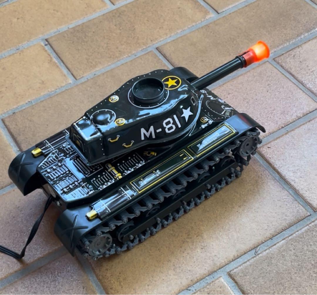＊リモコン戦車　電動ブリキ玩具　マスダヤ　M-81 　アンティーク＊