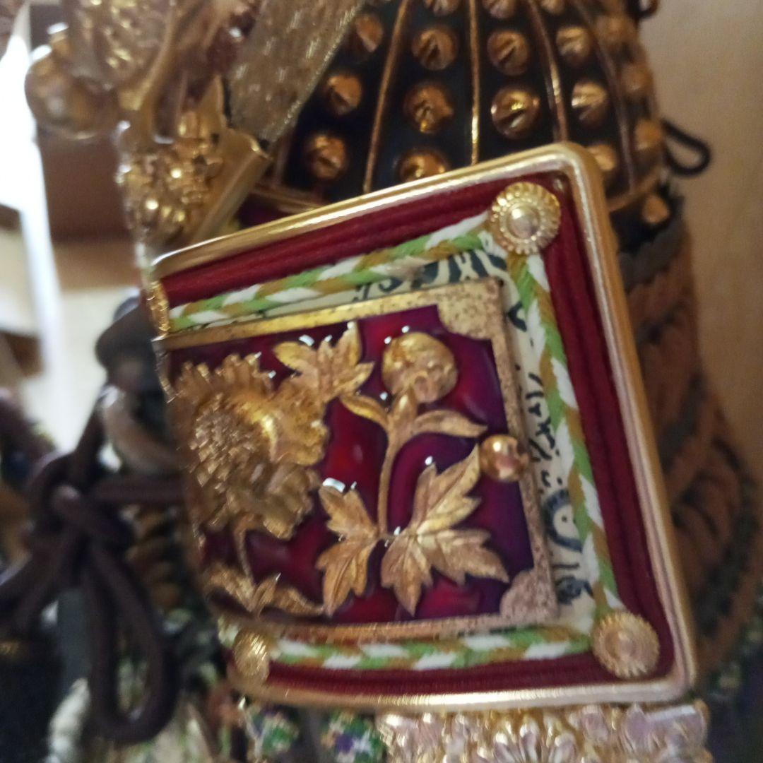 五月人形兜　峰月作　弓刀セット