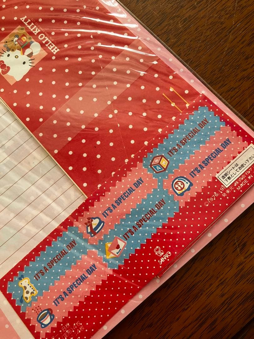 1986年製サンリオ ハローキティ レターセット2点 未使用 昭和レトロ 貴重