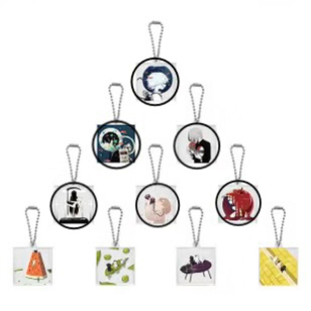 アボガド6 肉眼 慧眼 アートギャラリー アクキー 缶バッジ