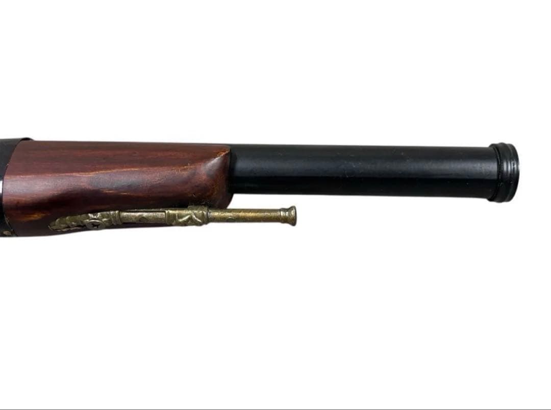 【中古】アンティーク風火縄銃レプリカ装飾品破損ありジャンク品