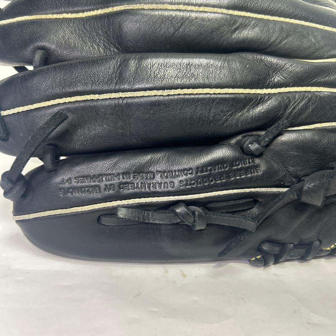 美品 Mizuno セレクト９ 軟式グローブ 黒 内野手用 サイズ9
