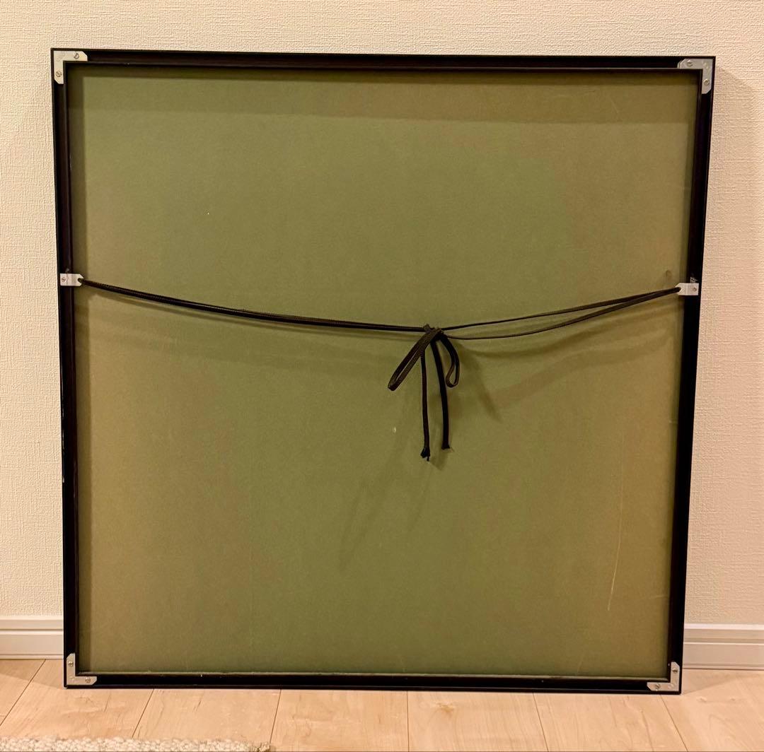 キース・ヘリング 風 地球モチーフ アートポスター 額装 現代アート #114