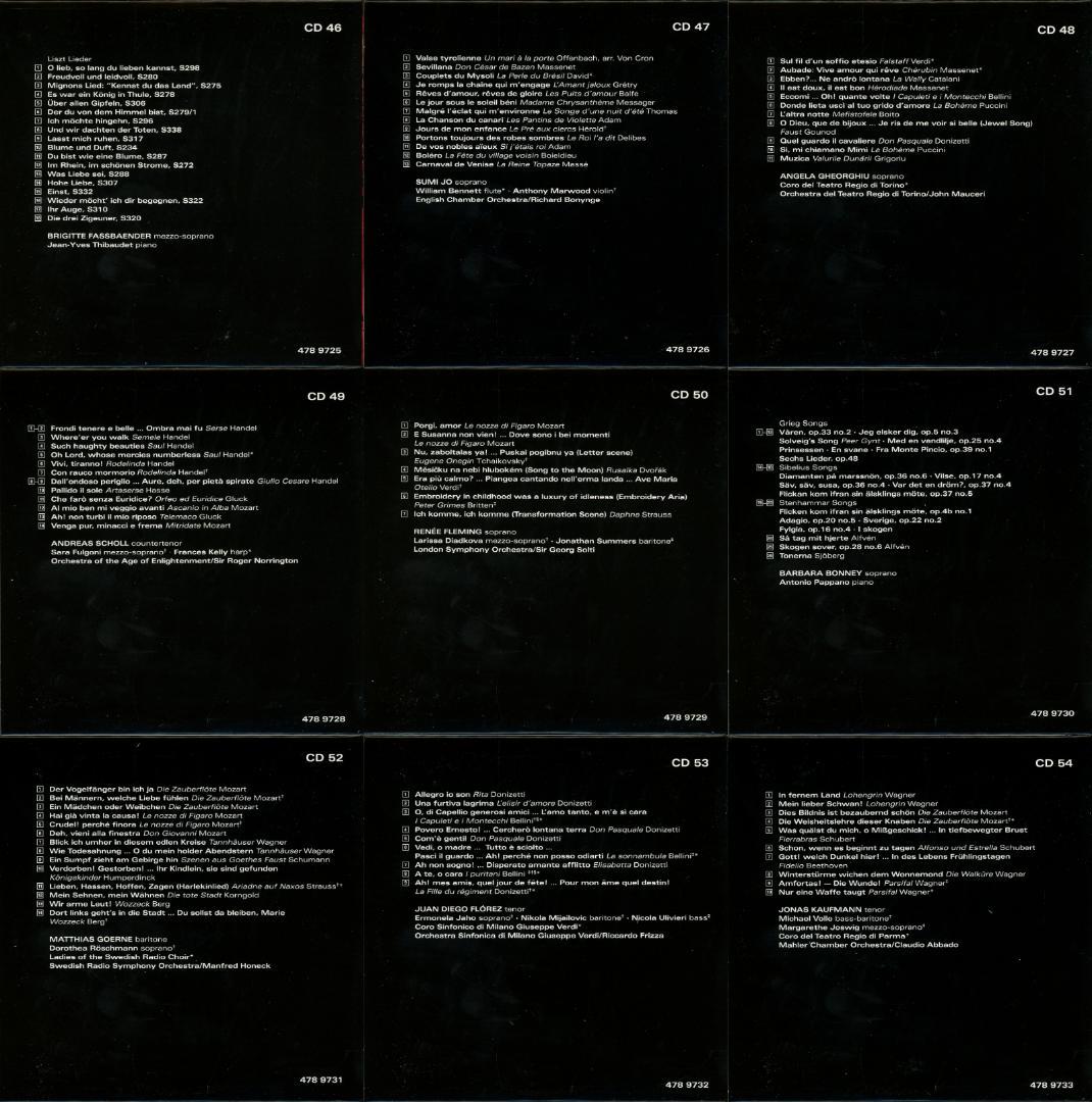 デッカ・サウンド ヴォーカルリサイタル 55枚組