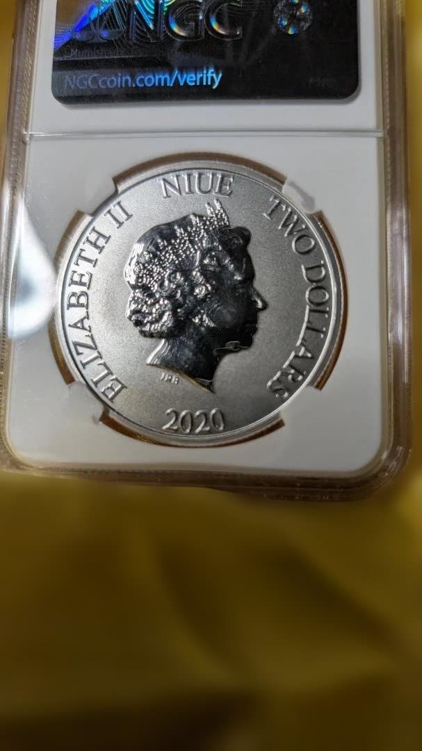 スターウォーズ・ダースベイダー銀貨１オンス2020年製　NGC