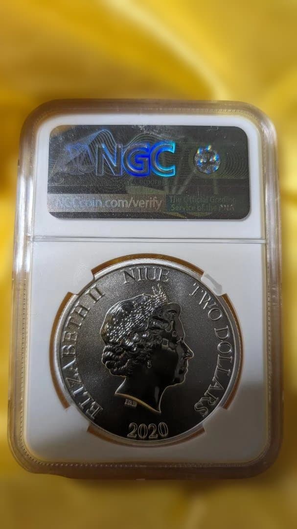 スターウォーズ・ダースベイダー銀貨１オンス2020年製　NGC
