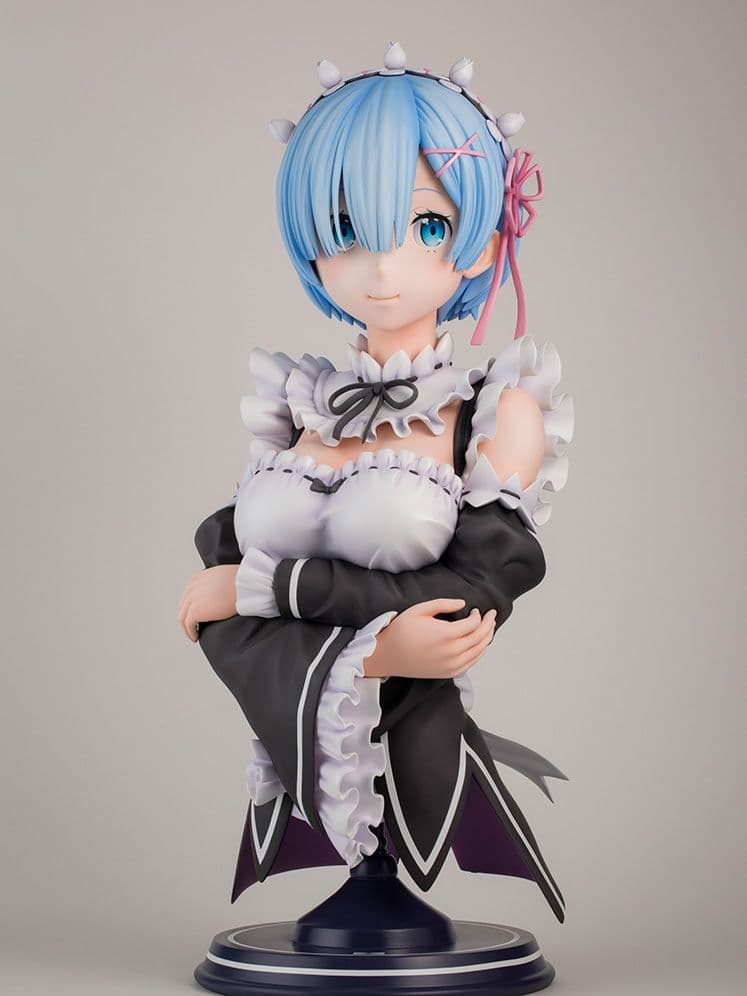【ほぼ新品】11/18までの出品 Re:ゼロ レム 1/1 胸像フィギュア