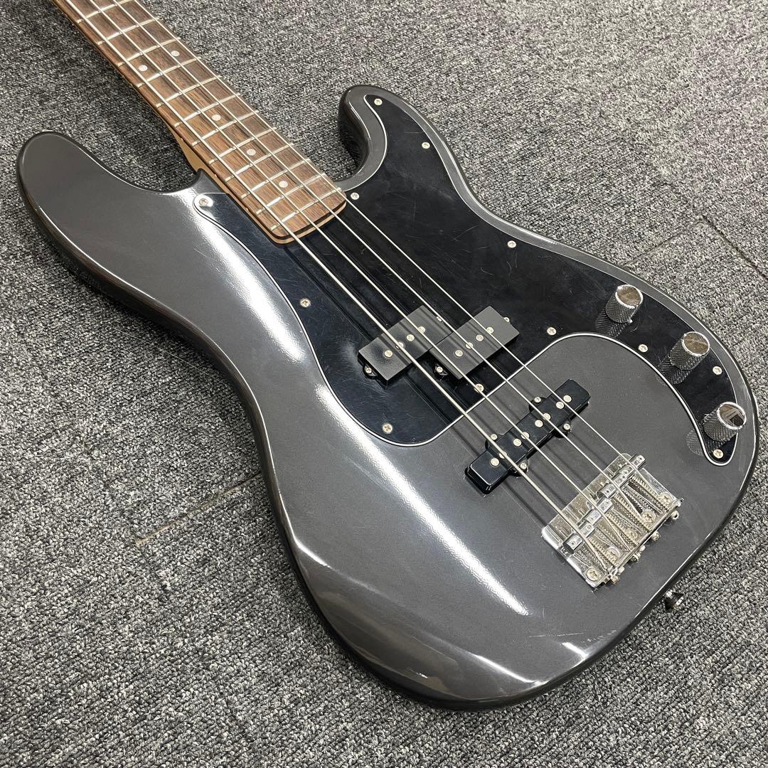 【11528】Squier by Fender PJベース ガンメタ ブラック