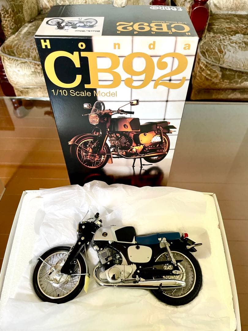 価格変更 1/10 エブロ ホンダCB92ブラックフレーム 絶版 未展示品
