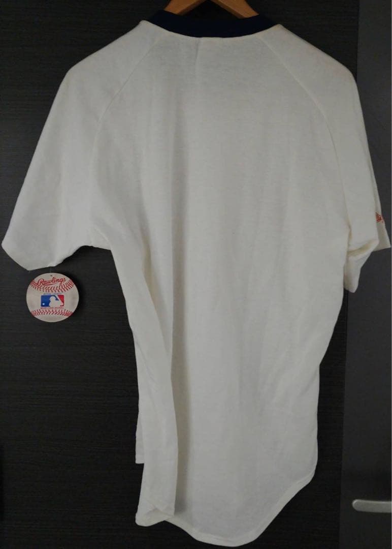 80’s·新品！ローリングス製·BSレッドソックス·ホームユニT　L　白