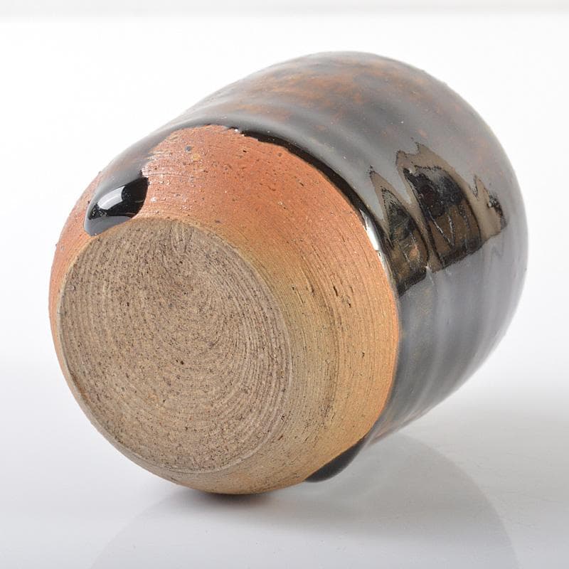 茶道具　瀬戸焼　肩衝茶入　仕覆付　時代箱　V　R6294