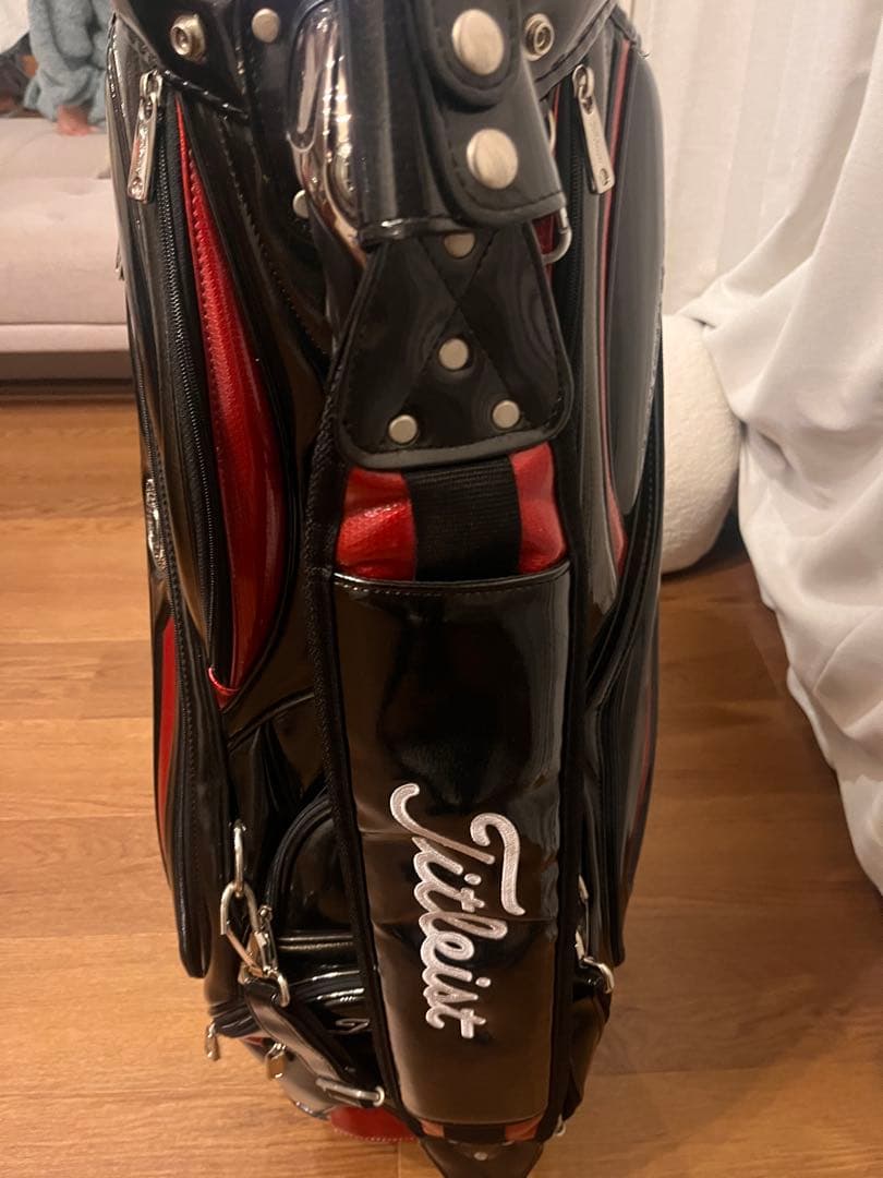 Titleist キャディバッグ ブラック/レッド