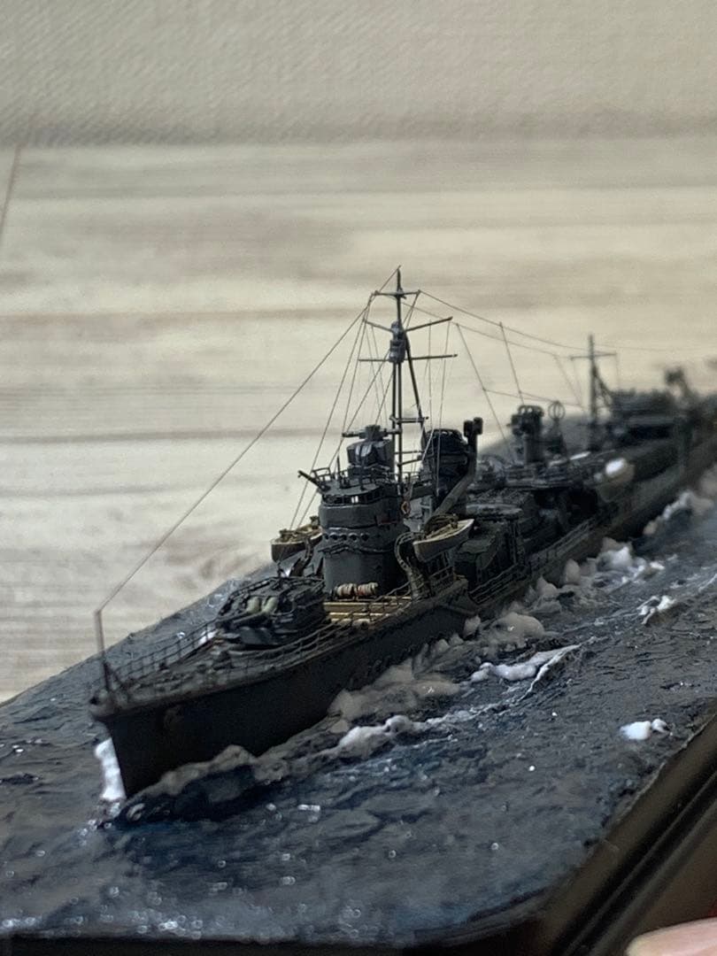 ハセガワ1/700駆逐艦夕雲　完成品