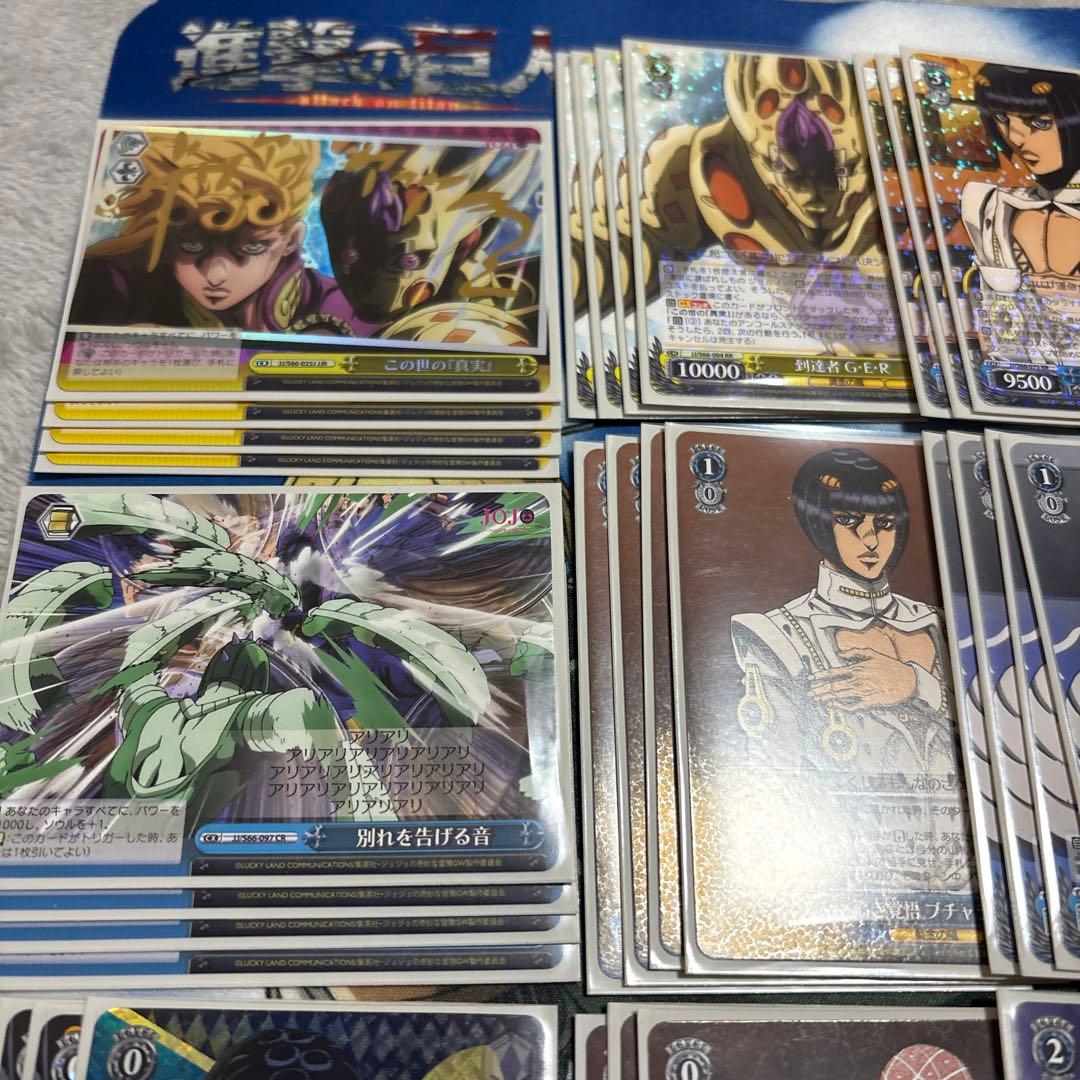【引退品】ヴァイスシュヴァルツ　ジョジョの奇妙な冒険 黄金の風　デッキ　4風4本