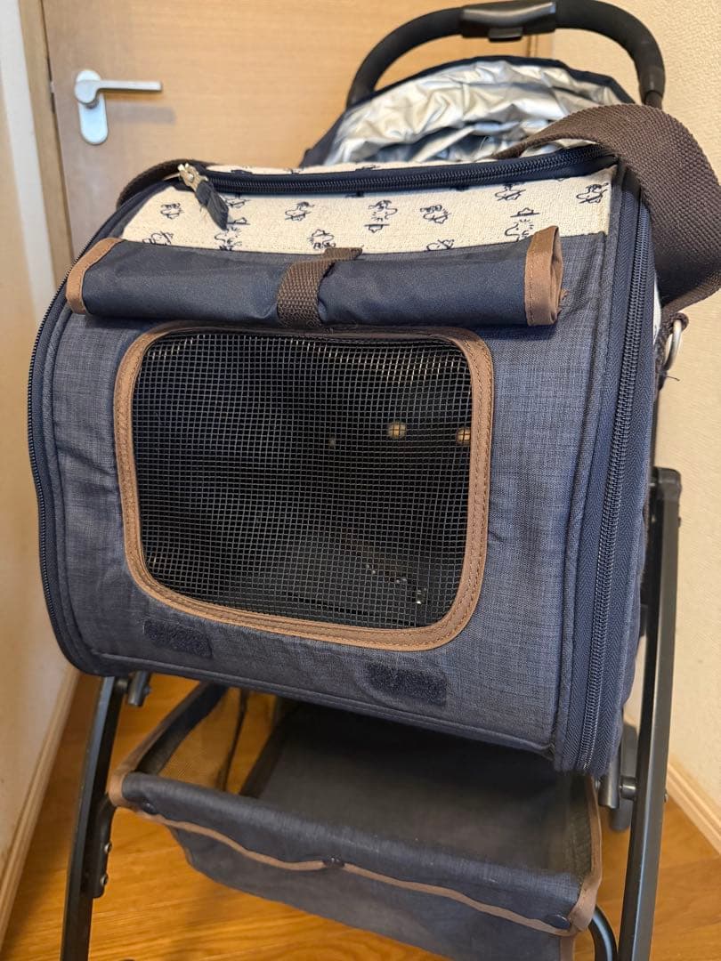 【美品】ペット用 スヌーピーベビーカー