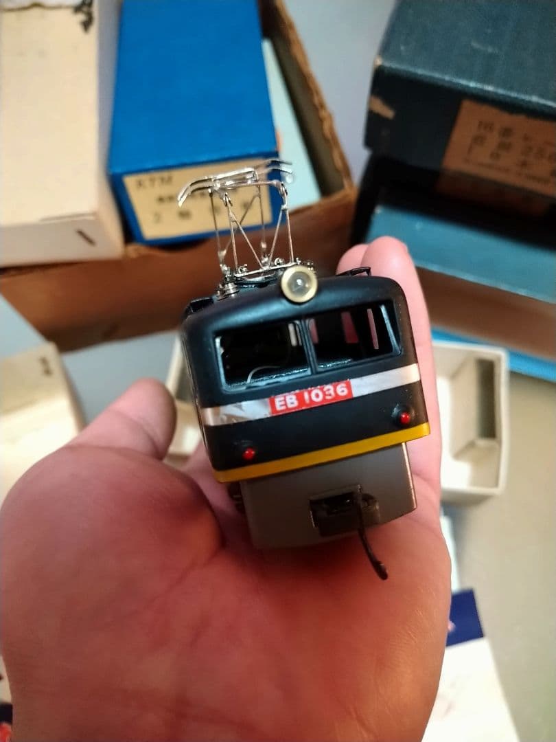 鉄道模型　レトロ　希少　長距離特急型列車　16番レール　パワーパック　鉄道