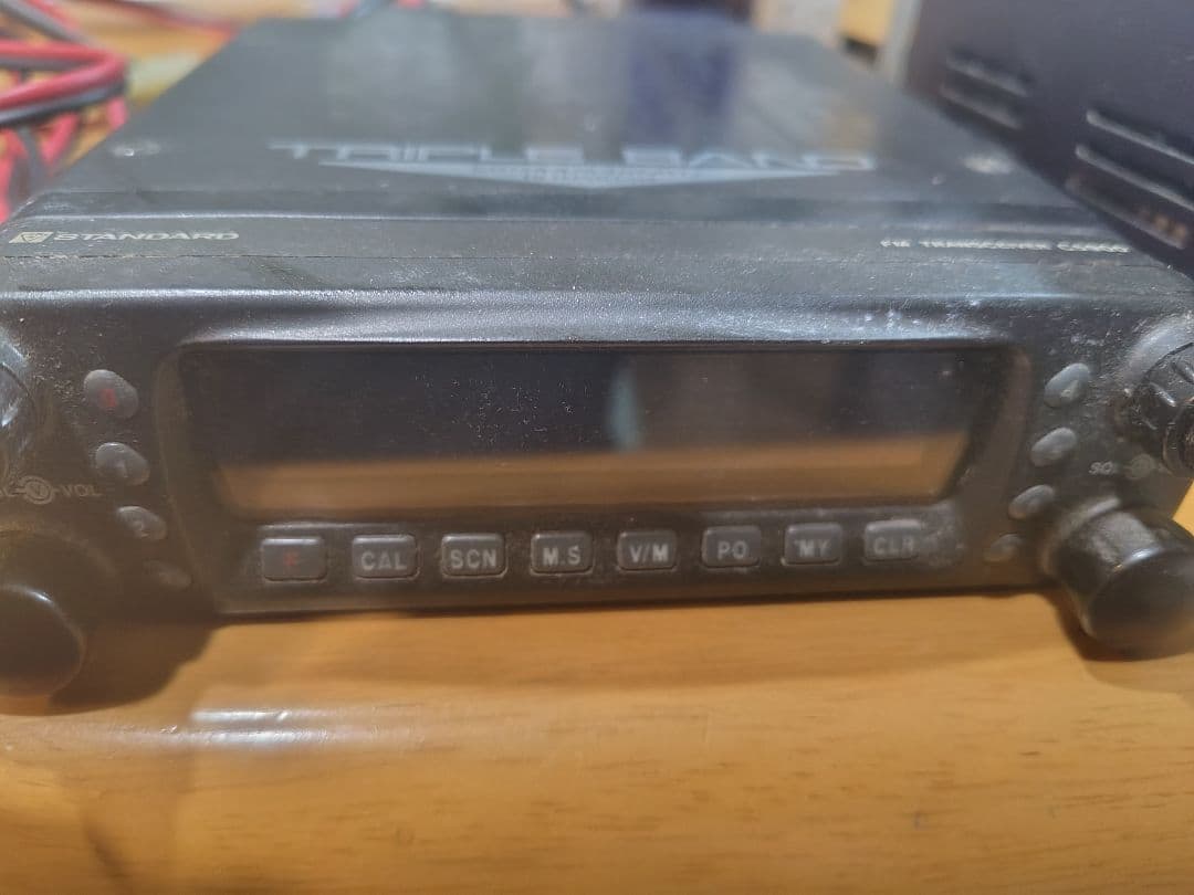 【無線機と電源とマイク】STANDARD C5900 トリプルバンド受信機