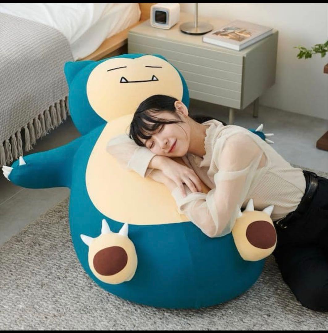新品未開封 ポケモン カビゴン ヨギボー クッションビーズソファYogibo