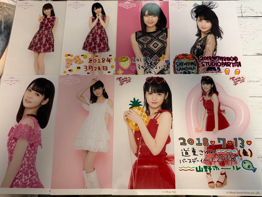 道重さゆみ ⑤ A5ワイド生写真 2018年 16枚セット