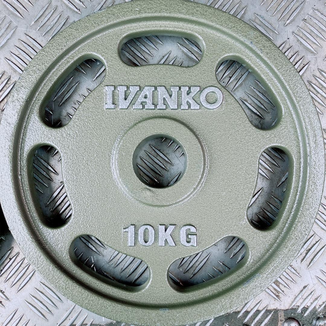 IVANKO イヴァンコ 10kg 2枚セット オリンピックプレート バーベル