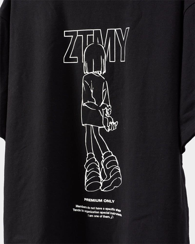 ずとまよ コズミックどろ団子ツアー ニラちゃんTシャツ ブラック L