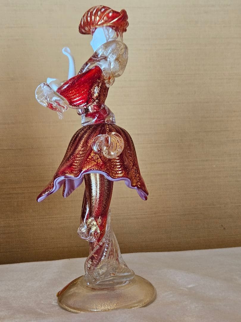 【希少・美品】ベネチアンガラス イタリアムラーノ　ヴェネチアン 人形