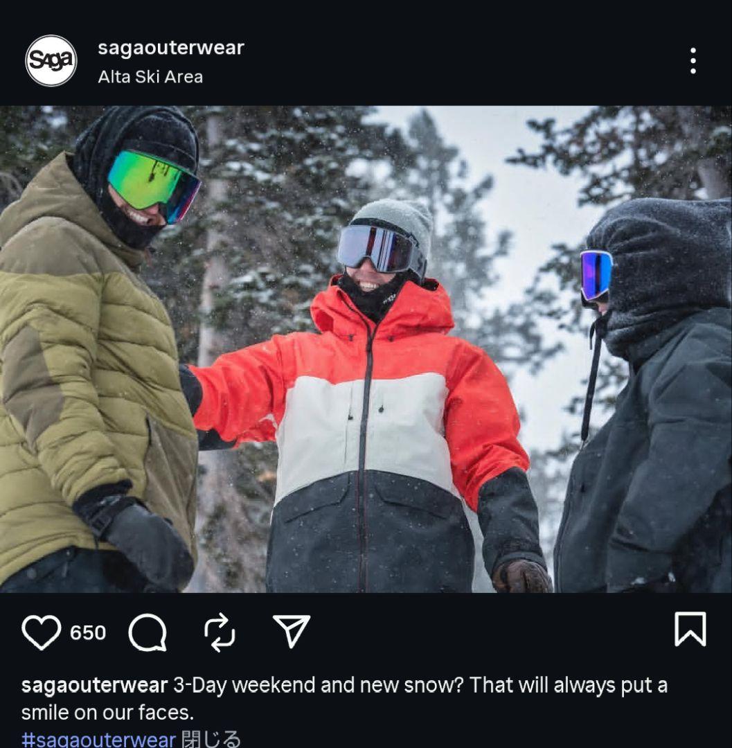 saga outerwear ジャケット メンズM