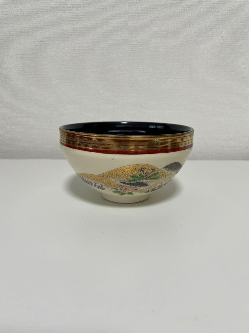 茶道具セット 茶碗3個と菓器・茶杓・棗