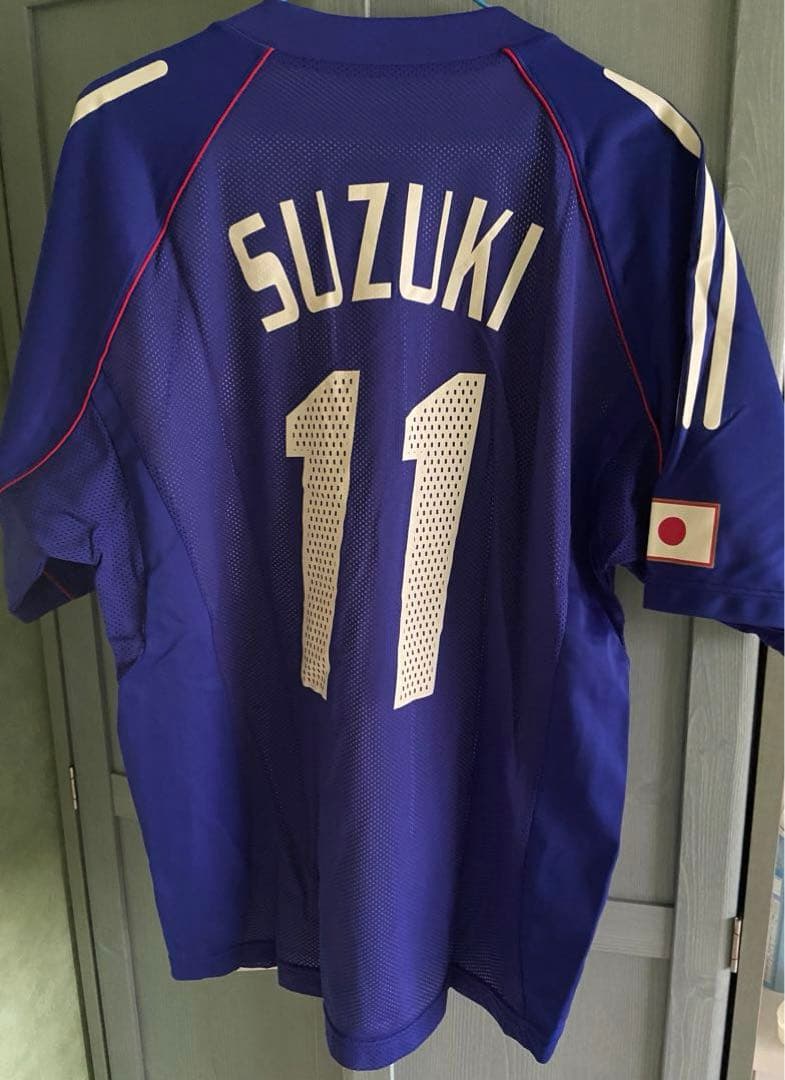 【サッカー日本代表】2002オーセンティックユニフォーム 鈴木隆行