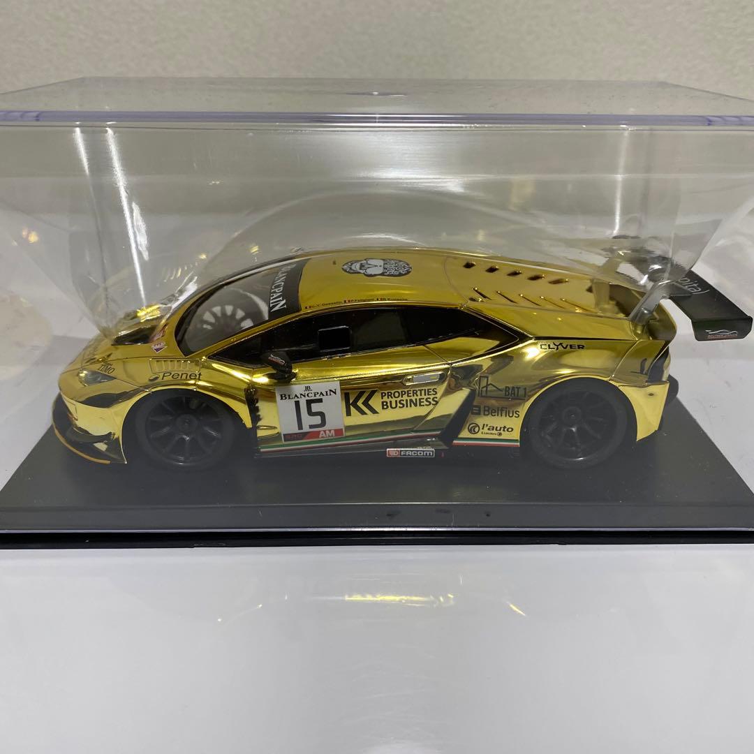 GLレーシング製 ミニッツボディ ランボルギーニ ウラカン ゴールドメッキ