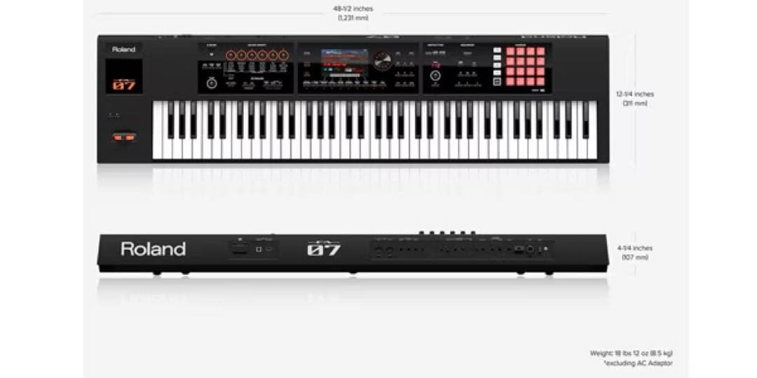 Roland FA07 シンセサイザー　FA-07 76鍵