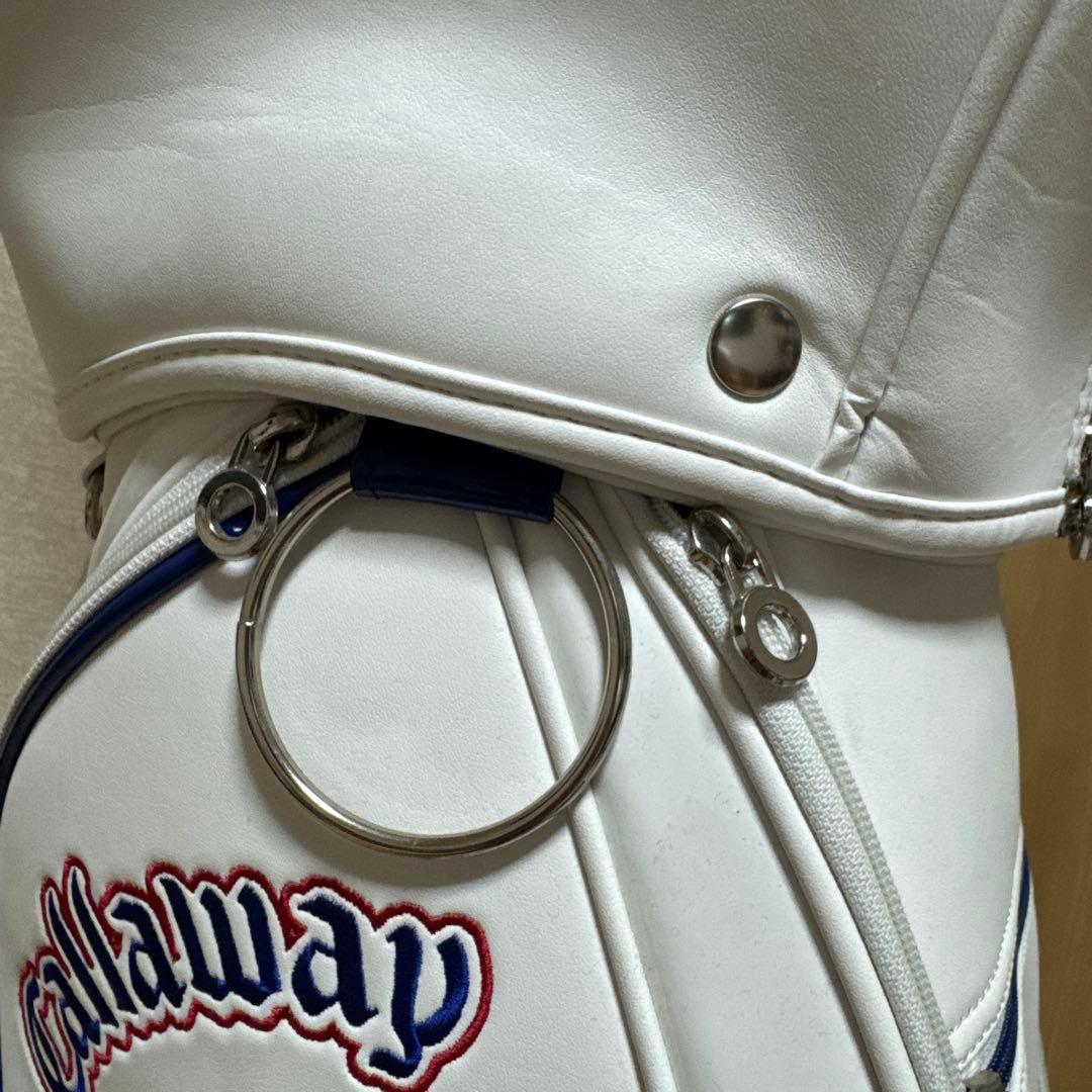 Callaway ゴルフバッグ ホワイト ストライプ