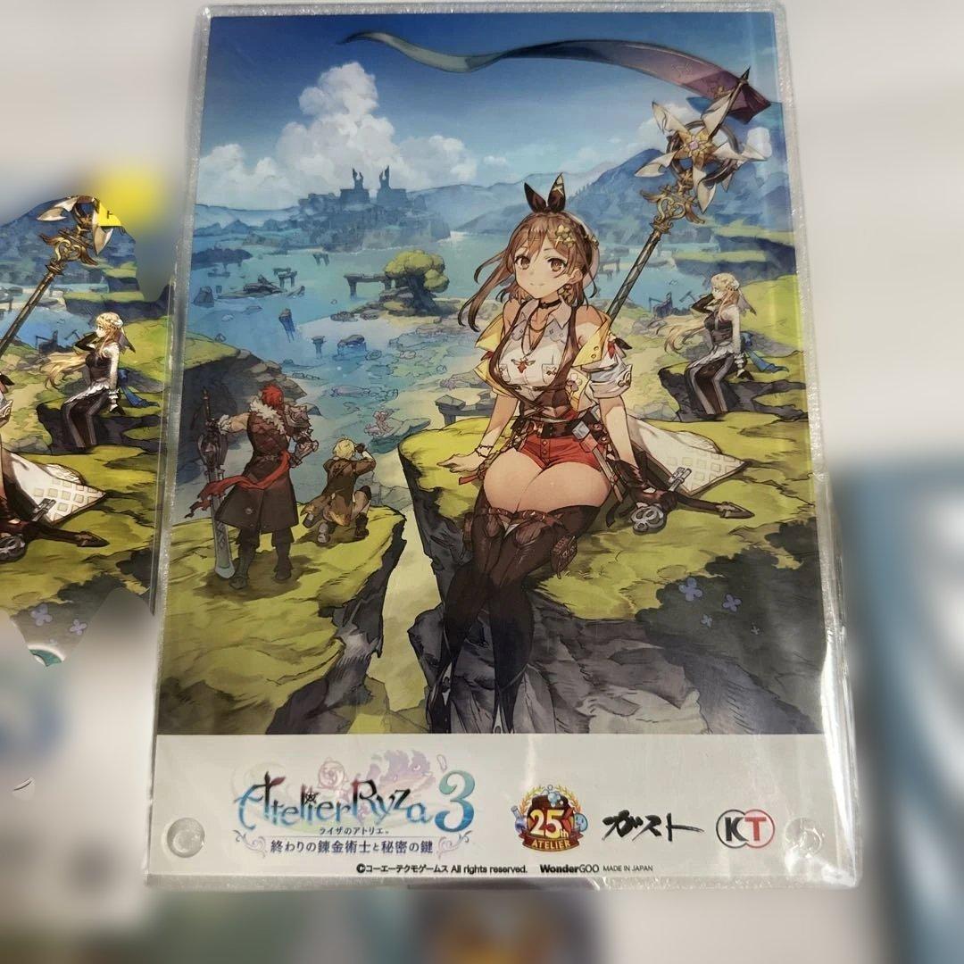 ライザのアトリエ　キャラファイングラフ　クリアファイル　アクスタ