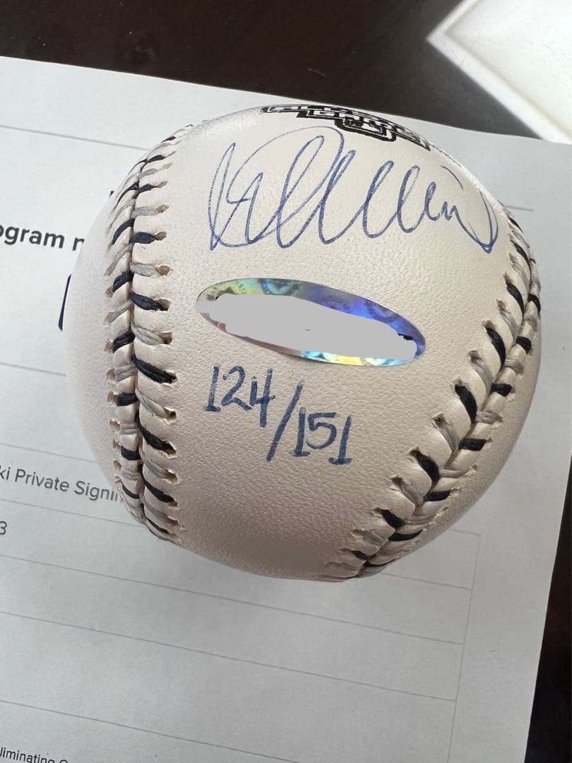 祝MLB殿堂入り！イチロー 直筆サインボール 2003オールスター限定